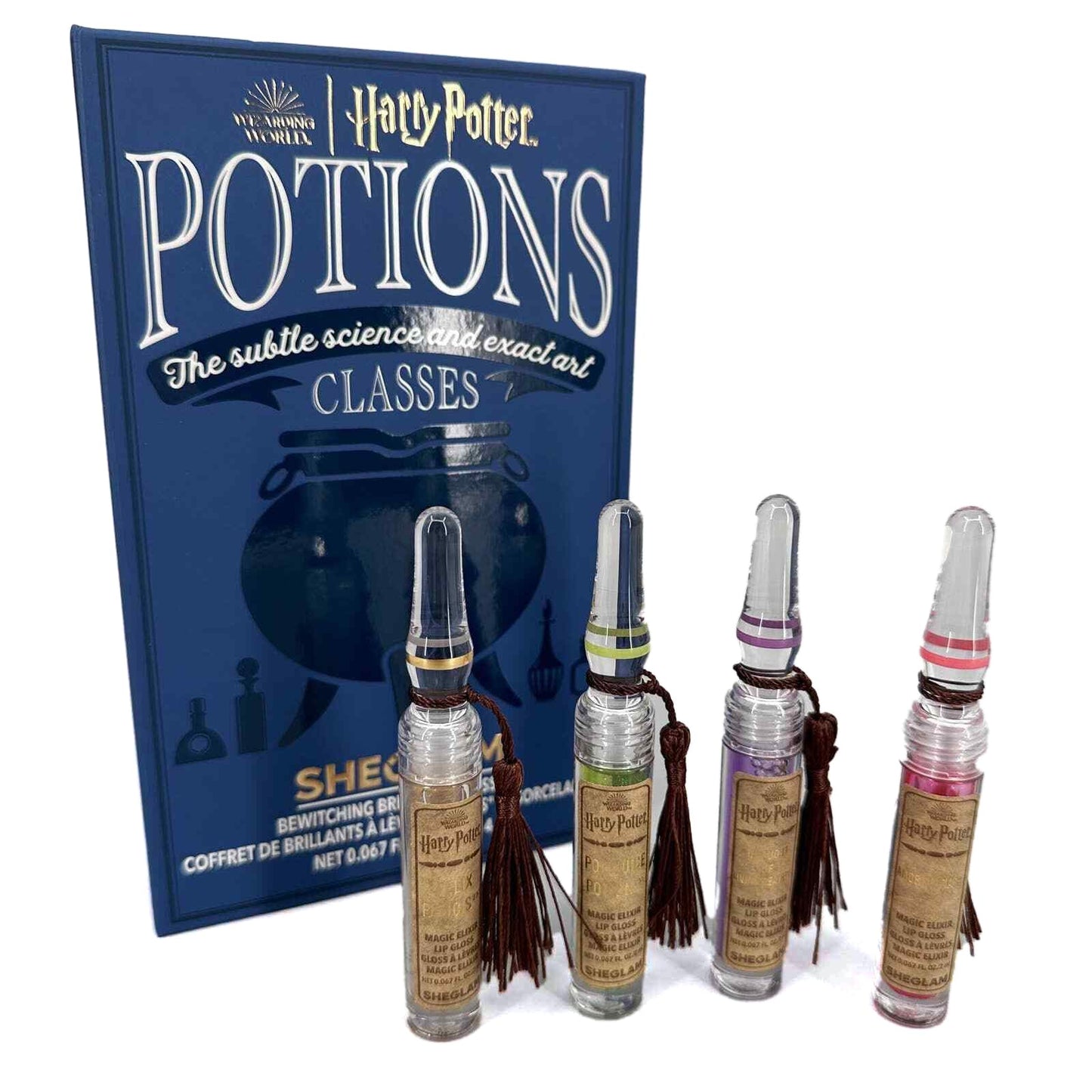 Kit completo de brillo labial Sheglam Harry Potter Magic Elixir, color azul