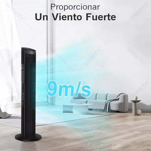 Ventilador De Torre Shawty® 40 Pulgadas 100cm Con Control Remoto, 5 Velocidades