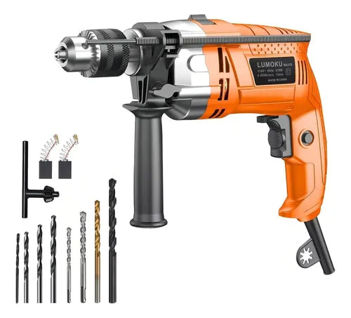 Taladro atornillador eléctrico de 13mm 810W herramientas destornillador electricas Con accesorio