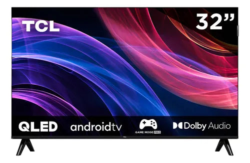 Televisor Q2K Qled 32" Hdr 10 Dolby Audio Google tv Tcl