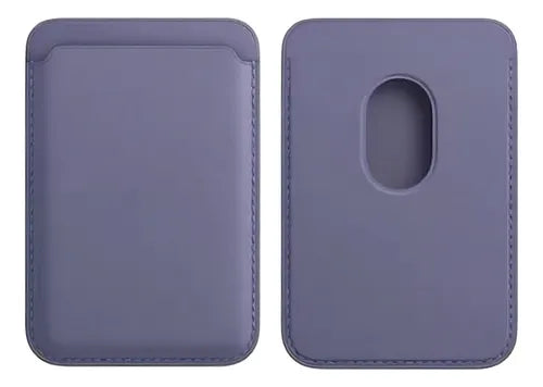 Cartera Wallet Billetera Tarjetero Para iPhone Magsafe Color Lavanda
