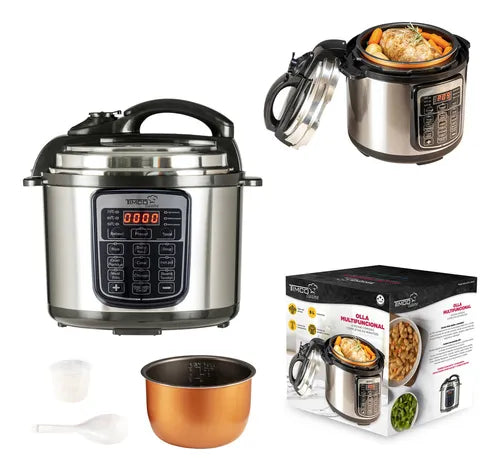 Olla Instant Electrica Express Multifuncional 5l Color Gris Frecuencia 60 Timco