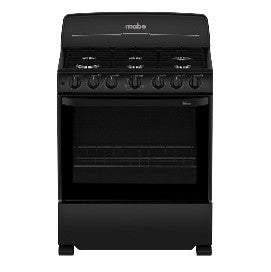 Estufa de Piso 76 cm (30 pulgadas) Negra Mabe - CEM7640BAPN2