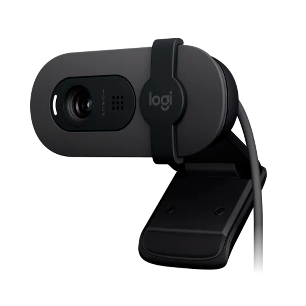 Logitech Webcam Brio 100, 2MP, 1920 x 1080 Pixeles, USB