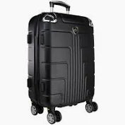 Maleta 10 Kg Cabina Candado Seguridad Doble Llanta 360 Negro