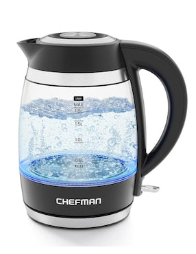Chefman Hervidor de Agua Eléctrico RJ11-17-TCTI, 1.8L, 1000W