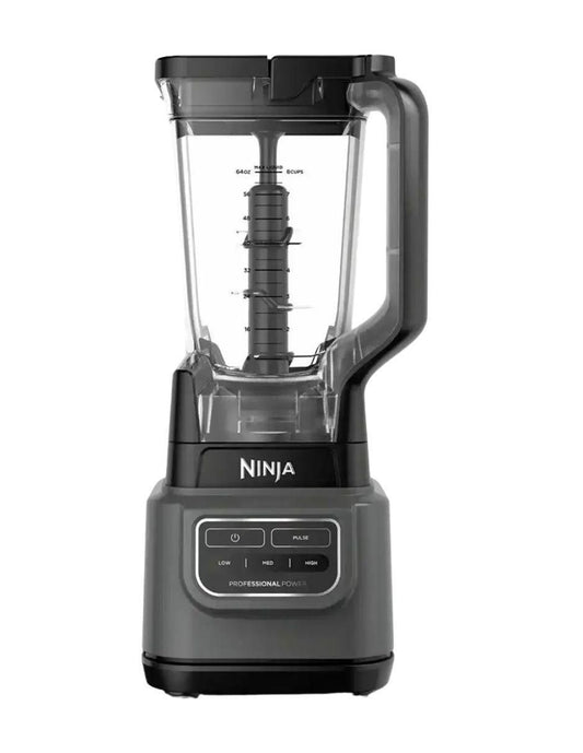 Ninja Licuadora BE200LAA, 2.13 Litros, 1000W, 3 Velocidades, Gris