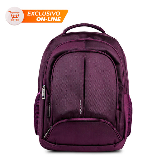 Cool Capital Mochila Bast de Poliéster para Laptop 15.6", Morado