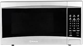 Aurus Horno de Microondas AMP11GS, 1.1 Pies Cúbicos, 1000W, Plata