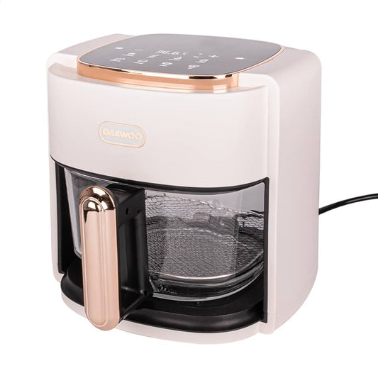 Daewoo Freidora de Aire DAF-1886, 4.5 Litros, 1200W. Blanco