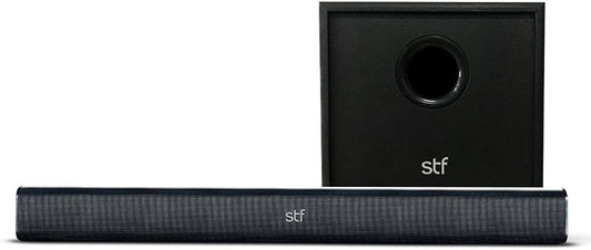 STF Barra de Sonido con Subwoofer Alud Pro, Bluetooth, Alámbrico/Inalámbrico, 2.1 Canales, 35W RMS