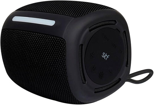 STF Bocina Portátil Lumo Dot, Inalámbrico, Bluetooth, 8W RMS, USB-C, Negro