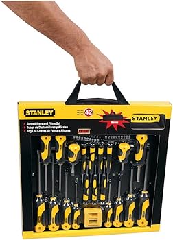 Stanley Juego de Desarmadores 62-113, 42 Piezas, Negro/Amarillo