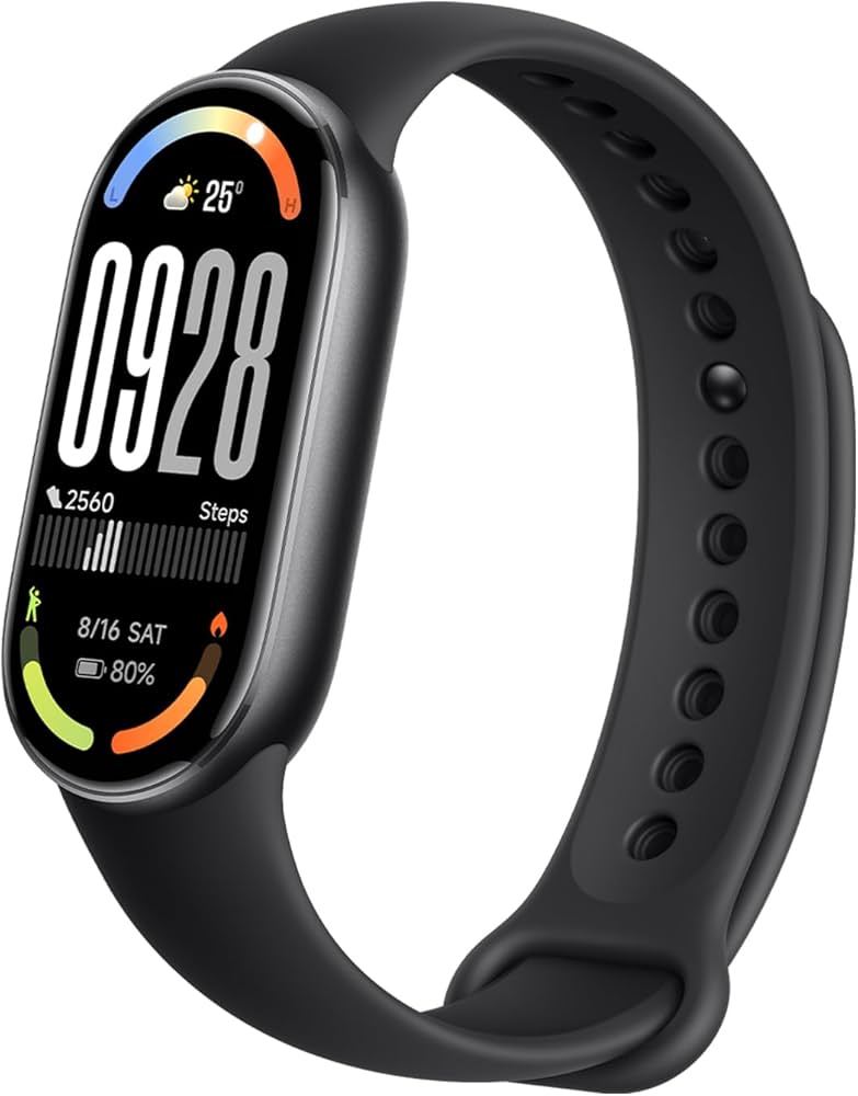 Xiaomi Smartwatch Smart Band 10, AMOLED, Android/iOS, Negro - Resistente al Agua