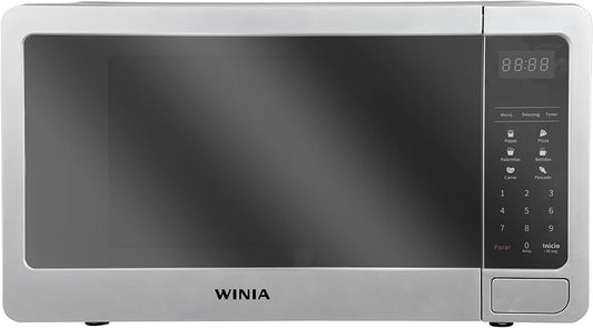 Winia Horno de Microondas KOS-63MSSA, 0.7 Pies Cúbicos, Plata