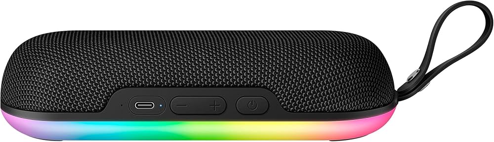 Steren Bocina Portátil BOC-950, Bluetooth, Inalámbrico, USB-C, 8W, Negro