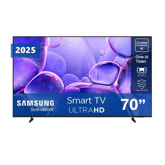 Samsung Smart TV LED U8000F 70", 4K Ultra HD, Negro