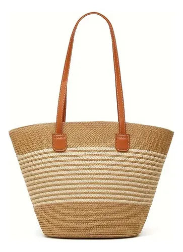 Bolsos Mujer, Bolsa Playa Con Cremallera Y Forro, Bolsos Tote