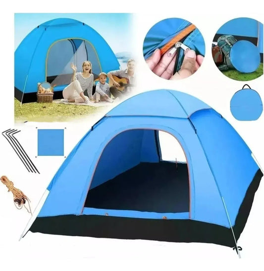 Tienda Casas De Campaña Camping El Gran Espacio 3-6 Persona