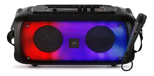 STF Bocina Portátil Block Fest, Bluetooth, Inalámbrico, 10W RMS, USB, Negro
