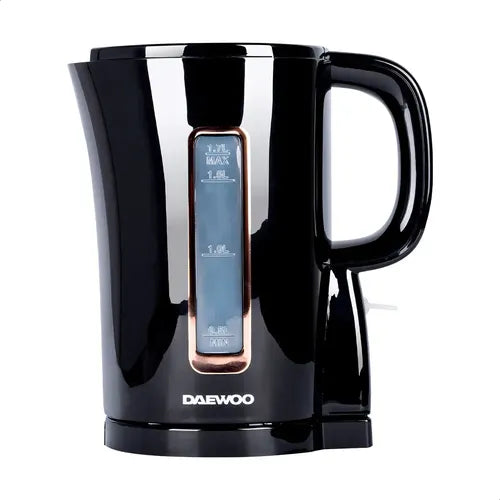Daewoo Hervidor de Agua DKS-1319, 1.7 Litros, 1200W, Negro