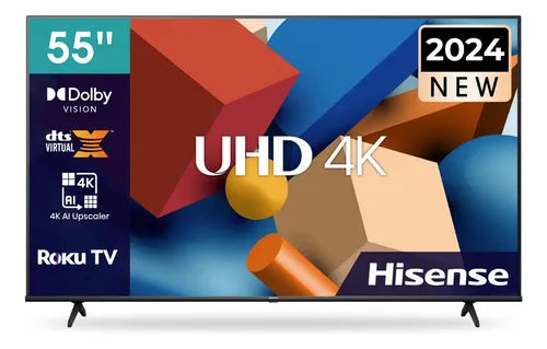 Hisense Smart Tv 55 4k Ultra Hd Dolby Vision Hdr10 55r6030n