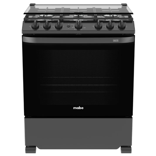 Estufa de Piso 76 cm (30 pulgadas) Black Slate Mabe - EMH7602JBS0