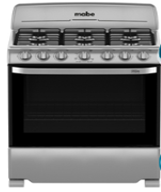Estufa de Piso 76 cm (30 pulgadas) Plata  Mercury Mabe - Em7620BAIS2