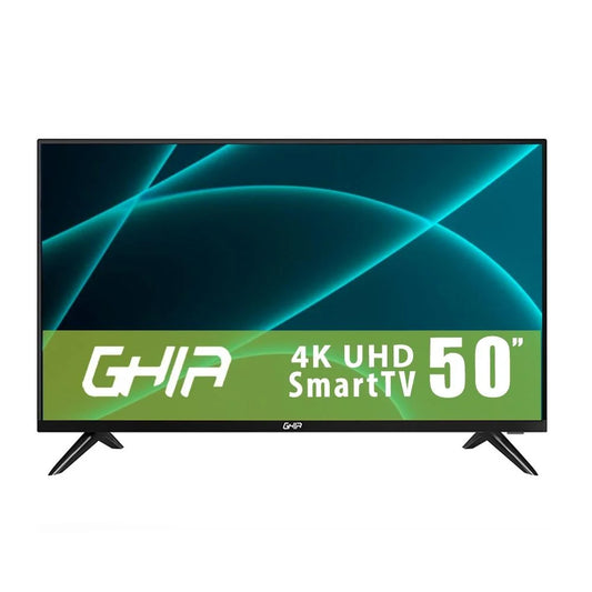 Ghia Smart TV LED G50W25 50", 4K Ultra HD, Negro