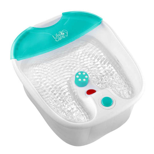 Life&Care Tina de Masaje para Pies FM-506A, Burbujas/Vibración, Blanco