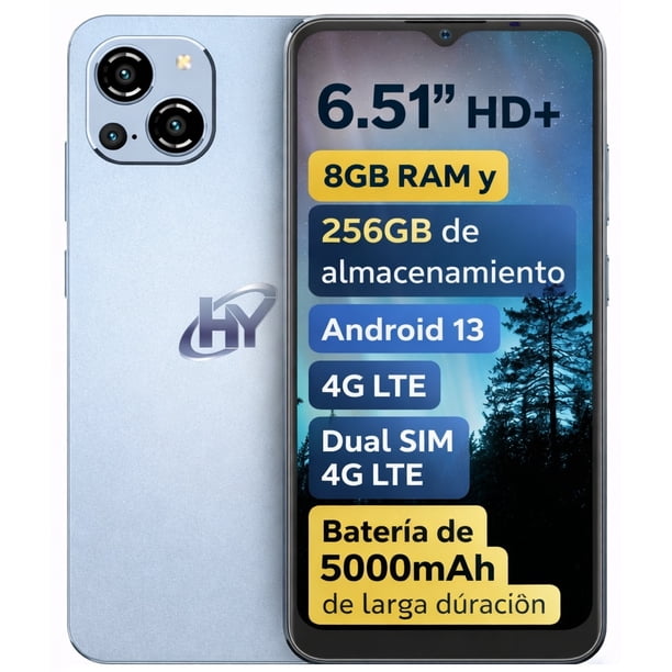 Hyundai HYLine PRO X 6.51” Dual SIM, 256GB, 8GB RAM, Azul