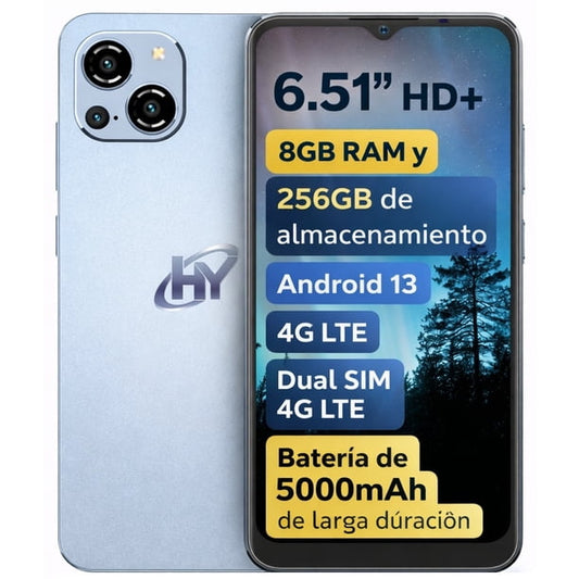 Hyundai HYLine PRO X 6.51” Dual SIM, 256GB, 8GB RAM, Azul