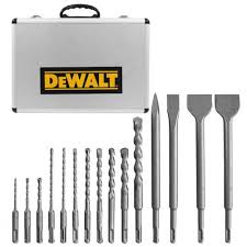 DeWALT Juego de Brocas y Cinceles para Metal/Plástico DWA0870, 15 Piezas
