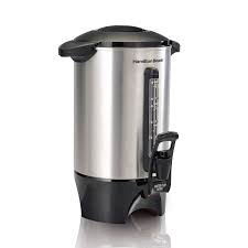 Hamilton Beach Cafetera 40519, 45 Tazas, Acero Inoxidable