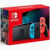 Nintendo Switch Neon Blue And Neon Red Joycon