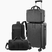 Maletas De Viaje Set Equipaje De Mano De 4 Piezas 20+14in